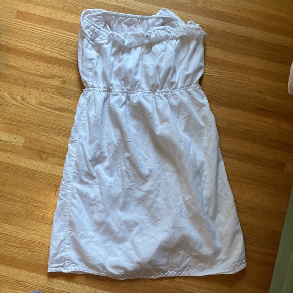 Garage white cottage core dress. - Picture 3 of 3